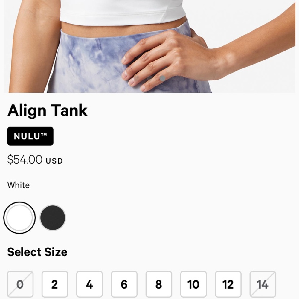 Lululemon align tank RESTOCK - Picture 2 of 2